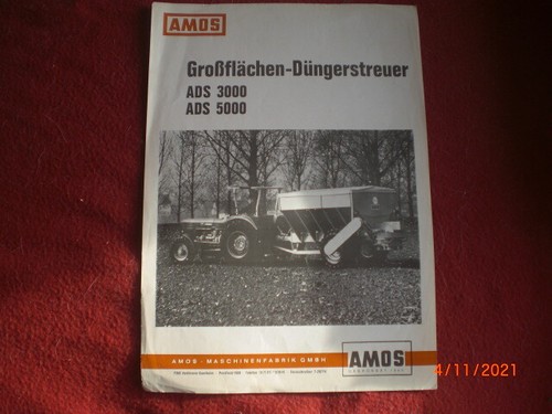 Old amos spreader leaflet - ,