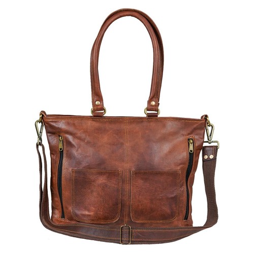 Sac cabas vintage cuir - sac,