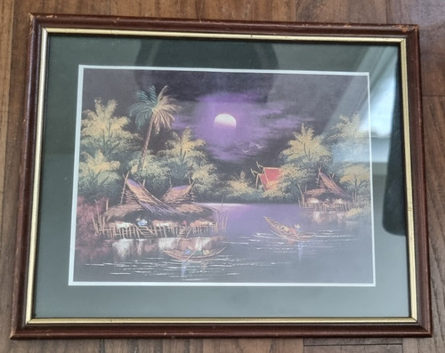Tableau foil art - , vintage