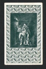Holy card antique of Jesus en Getsemani stamp santino image pieuse andachtsbild 