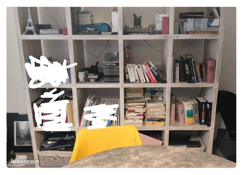 Bibliothèque bois - bibliothèque,