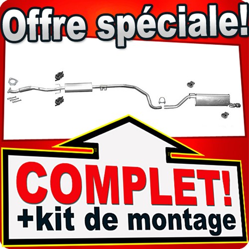 Ligne pot échappement pour - d'échappement,