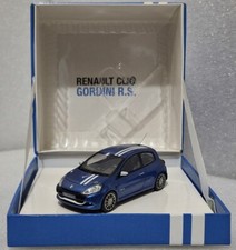 Renault Clio 3 RS Gordini 2009 Blue with White Stripes 1:43 Spark SUPER RARE!