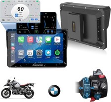 W702BS Motorcycle GPS Carplay Screen, Wireless CarPlay & Android Auto Car