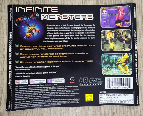 Authentic back cover only no - back,