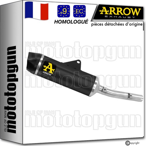 Echappement approuve noir - echappement,