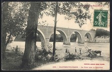 CPA Martres-Tolosane, Le Pont