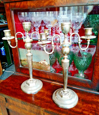 Paire de flambeaux / bougeoirs