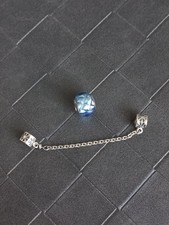 perle charm PANDORA Murano et chaine de sécurité