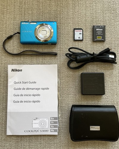 Nikon coolpix s3000 0mp 4x - s3000,