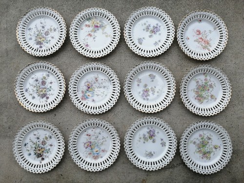 Lot assiettes porcelaine - assiettes,