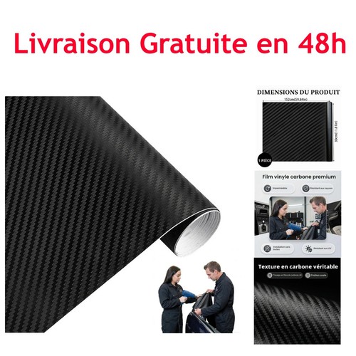 Film adhésif vinyle fibre - , de