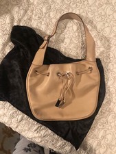 Beige GUCCI HOBO SHOULDER BAG