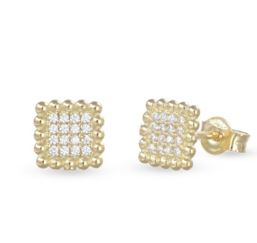 Boucles oreilles losange - boucles,