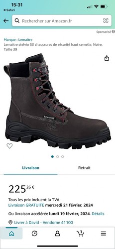Chaussures sécurité - sécurité,