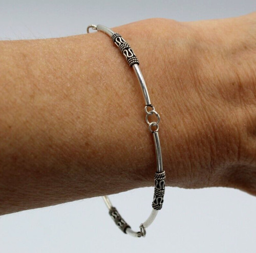 Bracelet articulé argent - en,