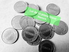 Lot de 15 jetons, tokens, Grand Namco Pour Borne D'arcade, Cabinet, New Astro...