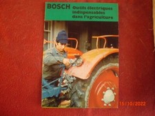 OLD ADVERTISING BROCHURE ELECTRIC TOOLS FOR BOSCH AGRICULTURE