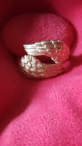 Bague argent véritable - en,