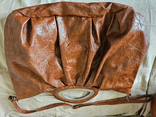 Sac main prada cuir - prada, marron