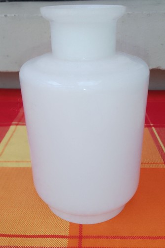 Abat jour opaline blanche 1950 - opaline,