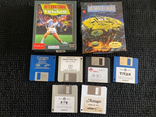 Lot jeux atari st - atari,