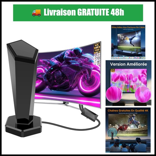 Antenne intérieure tnt hd - tv,