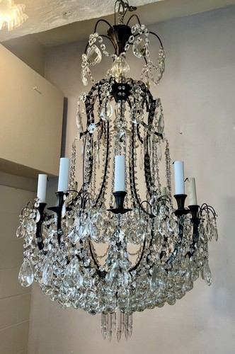 Grand lustre cage palais - lustre,