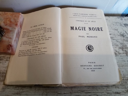 Paul morand magie noire - paul,