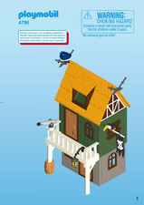 PLAYMOBIL 4796 fort des pirates camoufles Pièces détachées 7857 4007 5730 5775