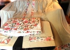 ROMANEX "Simbad" Bedspread + Pair of Large Matching Double Curtains 