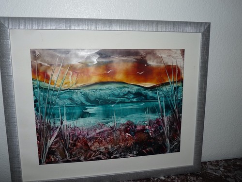 Peinture moderne encaustic art - moderne,