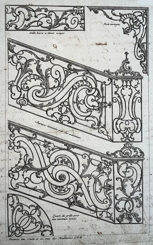 Grille basse porte - porte, enseigne