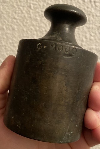 Poids 2kg 2000gr bronze - poids,