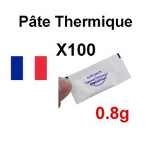 Pâte thermique 0.8g en sachet 100pcs pour CPU GPU TRANSISTOR 