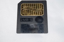Left Cut SmartMedia Memory Card 2MB 5V Fujifilm MG-2 - SM Card Tested