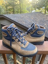 Vasque Blue, Brown Leather GTX Hiking Boots Sundowner Skywalk Men's 11 M 7114