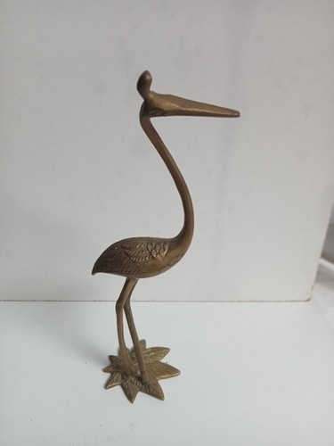 Statuette heron bronze - statuette, en