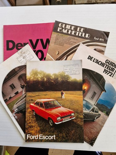 Lot catalogues ford et v - 5,