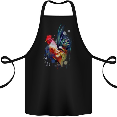 Poulet peinture l eau - peinture, a