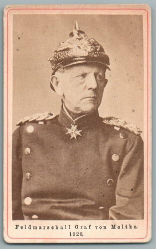 Cdv 1870s von moltke - von,
