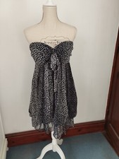 ROBE BUSTIER LEOPARD -