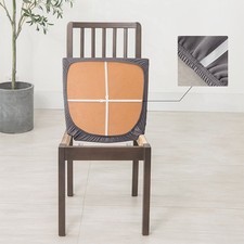 Housse de chaise à sangles élastiques en jaune parfaite pour chaises de salle