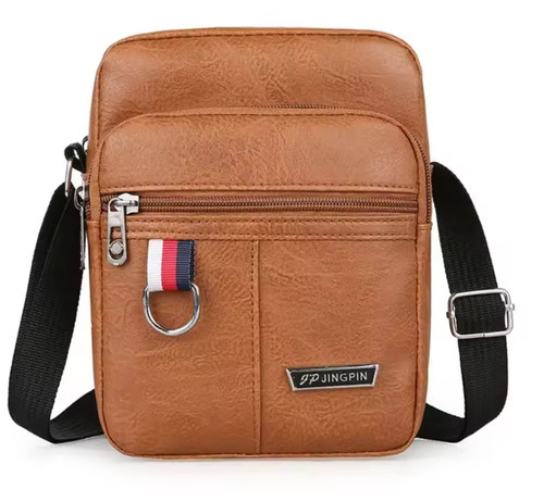 Sac bandoulière homme cuir - , pu