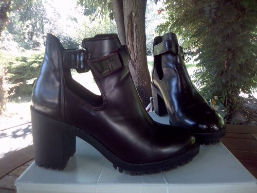 Bottines zara bordeaux - zara,