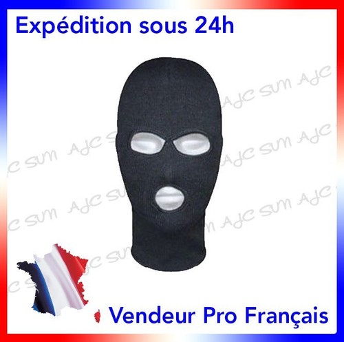 Cagoule trous noire ski - 3,