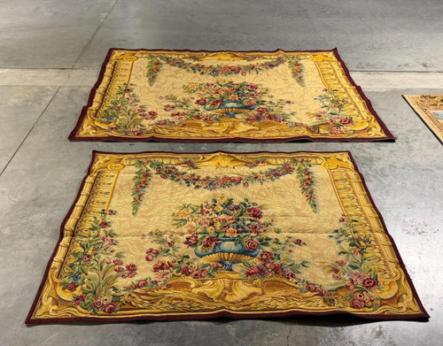Paire tapisserie ancienne - de,