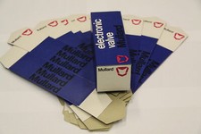 MULLARD VALVE TUBE BOXES X