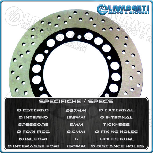 Disco freno anteriore yamaha - disco,