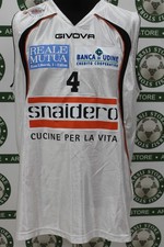 SNAIDERO UDINE MATCH basketball tank top shirt maillot jersey t-shirt